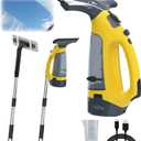 All-in-One Electric Window Vacuum Squeegee Set, Streak-Free Cordless Window Cleaner Tool with Telescopic Handle, Glass Cleaner Tool for Windows, Mirrors & Smooth Surfaces