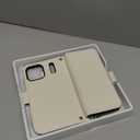 OCASE for iPhone 17 Pro Max Crossbody Wallet Case - Stylish PU Leather Handbag Phone Purse with Zipper Closure, 10 Card Slots & RFID Blocking - Wrist Strap, Lanyard, Kickstand - Cream