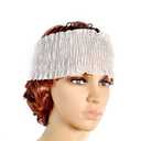 Disposable Facial Spa Headbands Individual Wrapped (100, White)