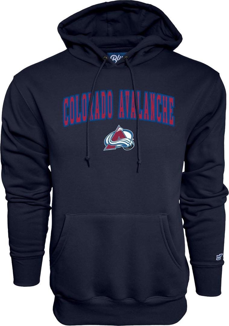 Blue 84 NHL unisex-adult Nhl Officially Licensed Hooded Sweatshirt Arch Over Large