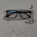 GUDVUE Mens Blue Light Glasses Rectangle Computer Glasses Gaming Glasses, Black PRO