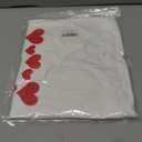 Valentines Shirts for Couples Matching 67 Hearts T-Shirt Six Seven Tee Tops (White, XS)