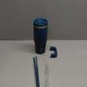 BJPKPK Tumbler With Handle And Straw 30oz Insulated Tumbler Cups With Lid Stainless Steel Travel Coffee Mug,Indigo Black