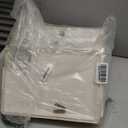 4 Tier Plastic Storage Bins with Lid 23QT, Stackable Storage Containers with Wheels, Folding Storage Boxes, Collapsible Storage Bins, Closet Organizers and Storage for Living Room,Office,Dorm (White)