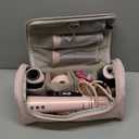 5 in 1 Hot Air Styler Wrap with Travel Bag- Professional High-Speed Hair Dryer Brush with Auto Wrap Curlers, 300 Million ions Frizz-Free and Fast Drying for Multiple Style, No Heat Damage, Gift Idea (Pink)