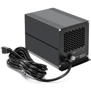 Boat Engine Compartment Heater, 900W Haoguo Bilge Heater Equipped with Self-Regulated PTC Element, For Boats Up to 800 cubic feet, Prevent Your Cabin Pump from Freezing (Black)