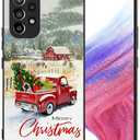 Compatible with Samsung Galaxy A53 Case, Merry Christmas Aesthetic Pattern Design, Full Body Protection Shockproof Cover Case for Samsung Galaxy A53 5G 6.5"