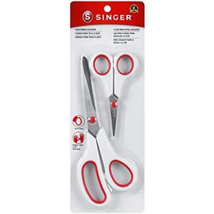 Singer 3404 Scissors, Red & White (1-Pack)