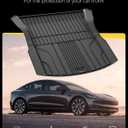 3W Cargo Liner Fit for 2024 2025 2026 Tesla Model 3 Highland,Trunk Mat Set