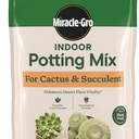 Miracle-Gro Indoor Potting Mix (8 qt.) for Growing and Fertilizing Indoor Cacti and Succulents