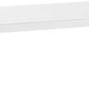 Modway Tahoe Aluminum Outdoor Patio Coffee Table in White 26.5 x 51 x 12 inches
