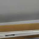 Extra Long No-Drill Tension Curtain Rod 40-166 Inches (4-14Ft), Heavy Duty Adjustable Rod for Outdoor Patio Curtains, Large Windows, Room Divider & Bathroom, White
