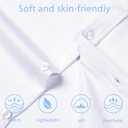 JEMITOP Men's Stretch Soft Slim Fit Dress Shirts Long Sleeve Formal Wedding Business Casual Button Down Shirt (White, S)