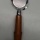 58mm Bottomless Portafilter For Gaggia Classic Pro, E24, GT and Evo Models Rosewood Handle Naked Porta Filter 58 mm & 18-21 Gram Filter Basket Included