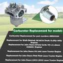 ALL-CARB Carburetor AM109205 replacement for John Deere GT242 LX172 LX176 240 170 Engines