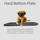 Dog Purse Carrier with Soft PillowsDog Tote Bag with Pockets and Secure Harness Clip,17 * 9.5 * 9inches for Small Dogs and Puppies,Outing,Travel,Vet