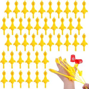 POPLAY 42PCS Flying Chicken Slingshot, Party Favors Treasure Box Toys for Kids, Flicking Rubber Chickens Finger Toys for Birthday Party Activity Gift, Classroom Prizes, Goodie Bag Stuffer