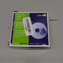 Leviton Glazed Porcelain Incandescent Lampholder, Keyless, 49875-2, White