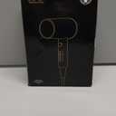 AINA Hair Dryer with Diffuser, Blow Dryer for Women | Advanced Ionic Technology, Ceramic Coating | Cold Shot Features Turbo Heat for Fast Drying and Shine 110V/ALCI (Vader Black)