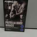 Knee Brace Patellar Tendon Support Strap for Women, Knee Pain Relief Adjustable Neoprene Knee Strap for Fitness, Excercise (Black, Large)