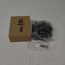 #14 x 3 Inch Lag Screws (88Pcs) 2lb. Structural Wood Screw, Black, Carbon Steel, Washer Head, Rust Resistant epoxy Coated, T30 Star Bit