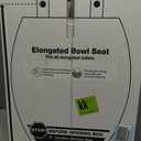 KOHLER 4636-RL-96 Cachet ReadyLatch Elongated Toilet Seat Slow Close Soft Close, Toilet Seat Quiet Lid, Contoured Grip-Tight Bumpers Installation Hardware, Apartment Essentials, Biscuit