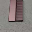 7 Day Weekly Metal Pill Organizer for Travel, Kursoaya Premium Aluminum Daily Pill Box, Cute Portable Pill Case, Large Capacity Pill Holder for Supplements, Pills, Vitamins, Medicine (Rose Gold)