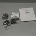 Honoson 24 Pcs Self Adhesive Caster Wheels Appliance Rollers Appliance Sliders for Kitchen 360° Swivel Universal Wheel Mini Small Kitchen (Clear Black with 1 Steel Ball Style)