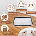 40 Pcs Paint Tray Liners Disposable 18 Inch Paint Roller Tray Liner Plastic Paint Tray Liner Bags Paint Pan Liners Large Paint Roller Tray Sets for House Painting Walls