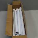 Tension Curtain Rod Extra Long White Shower Curtain Rods No Drilling Outdoor Tension Rod 31-168 inch Shower Rod Adjustable Spring Tension Rods Heavy Duty for Bathroom Patio Window Rust Proof