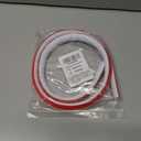 Flexible Quarter Round Molding Double Sided Self Adhesive Peel and Stick Bendable Molding Trim for Floor, Bathrooms, Cabinet Edge, Countertops, Kitchens (39inch)