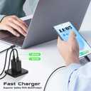 45W Super Fast Charger USB C, 2-Pack Dual Port Type C Charger Fast Charging,with 10/10FT Cable&Cord for Samsung Galaxy S25 Ultra/S24 Ultra/S23/S22/S21/S20+, iPhone16/15
