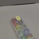 Large Glass Marbles for Decoration 35mm 10pcs Assorted Colour Marble Game Learning and Outdoor Play for Kids and Adult