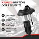 NPAUTO Ignition Coil Pack Set of 6 fit for 2002 2003 2004 2005 2006 Chevy Trailblazer Colorado GMC Canyon Envoy XL XUV Isuzu Ascender Oldsmobile Bravada 4.2 3.5 2.8, UF-303 C1395