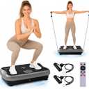 Vibration Plate Exercise Machine, Whole Body Vibrating Platform for Lymphatic Drainage Weight Loss, 300 Speed Levels Shake Board with LED Display, 450 Lbs Capacity, Fitness Equipment for Home Gym