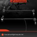 A-Premium 2 x Front Sway Bar Links Stabilizer Bar Links, Compatible with BMW 525xi 2006-2007, 528i xDrive & 535i xDrive 2009-2010, 528xi & 535xi 2008, 530xi 2006-2007