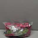 2PCS Bougainvillea Artificial Hanging Flowers Plants for Outdoors Outside Fall Decoration, Faux Silk Flowers Fake Vines UV Resistant Look Real Realistic for Front Door Porch Planter Balcony, Hotpink