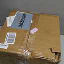 Wimarsbon Storage Ottoman, Modern Round Footrest with Soft Padded Seat, Teddy Velvet Footstool with Wood Legs, Accent Small Table or Plant Stand for Hallway, Living Room (Brilliant Green)