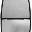 Velvac 714579 2020 Deluxe Series Door Mirror Black, Driver Side