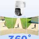 Hiseeu 4K PTZ Wired Security Camera System with 8 x 8MP CCTV Cameras