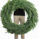 36" Christmas Wreath Artificial Large Wreath Christmas Decoration for Front Door Real Touch Artificial Green Decoration for Xmas Winter Farmhouse Home Decor(Norfolk)