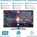 FVBADE [32000 Games in 1 78S Pandora Box Arcade Game Console for PC & Projector & TV,3D Games 1-4 Players Double Joystick Favorite List Game Category Save/Search/Hide/Pause, 70S