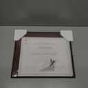 PETAFLOP Wooden 8.5x11 Picture Frame, Brown Certificate Award Document Plaque Wall Mounted Display, Single