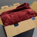 Bedsure Electric Blanket Queen Size - Dual Control Heated Blanket Queen, Fast Heating with 10 Time Settings & 10 Heat Settings, Warm Gift for Grandma (84x90 inches, Burgundy