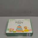 102 Pack Happy Birthday Cards Bulk Box Set with Envelopes 4 x 6 inch, Blank Inside, 6 Designs for Students, Work, Office, Colorful Ombre Font (Plus 102 Pack Envelopes)