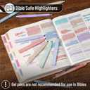 Mr. Pen- Aesthetic Highlighters and Gel Pens, 10 Pack, Pastel Colors Bible Highlighters No Bleed, Black Ink Gel Pens, Fast Dry and No Smear for Bible Journaling, Planner, School Supplies