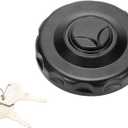 ACROPIX Plastic Locking Gas Cap Lock Fuel Tank Cap Black Fit for BEIBEN for NORTH BENZ NG80A NG80B V3 V3M V3ET V3MT with Keys, 0004700305