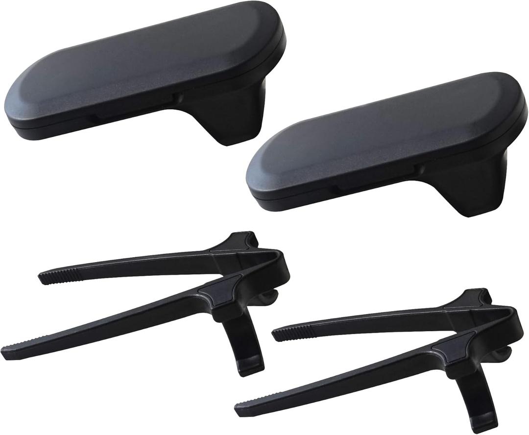 Finger Chopsticks Black, Ergonomic Finger Snacking chopsticks, Set of 2 with Portable Storage Cases, Gamer Chopsticks, Perfect for Snacking on Chips, Nuts, and Popcorn