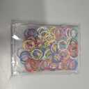 130 PCS Loose Leaf Binder Rings, 1 Inch 13 Colors Colorful Metal Rings for Index Cards Flashcards Notebook Keychain Key Binde for Office School Home