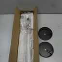 Black Candle Sconces Long Wall Candle Holder, Set of 2 Large Wall Candle Sconce Modern Chic Home Decor for Bedroom, Dining Room, Living Room 23"